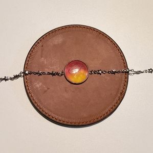 Star Benzel Yellow & Red Ombre Bracelet